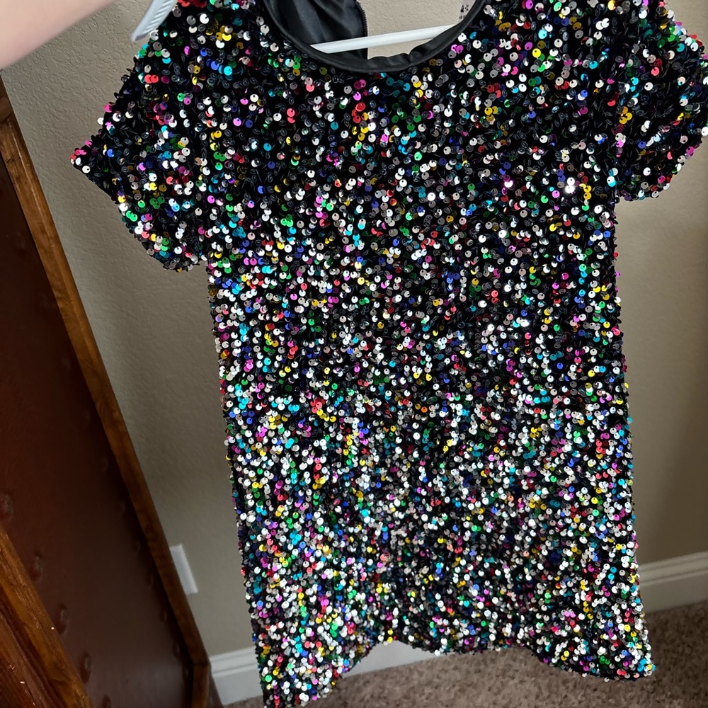 Lola + The Boys Multicolor Sequin Dress